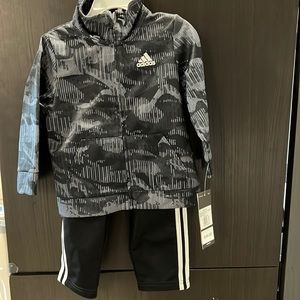 Adidas 18 month 2 piece track suit set